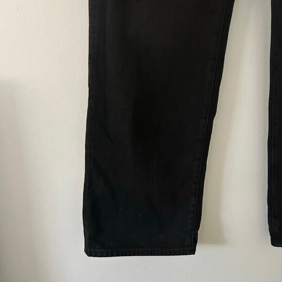 Madewell Women's Low Slung Baggy Wide Leg Jeans Black Full Length 27 New - Picture 5 of 9